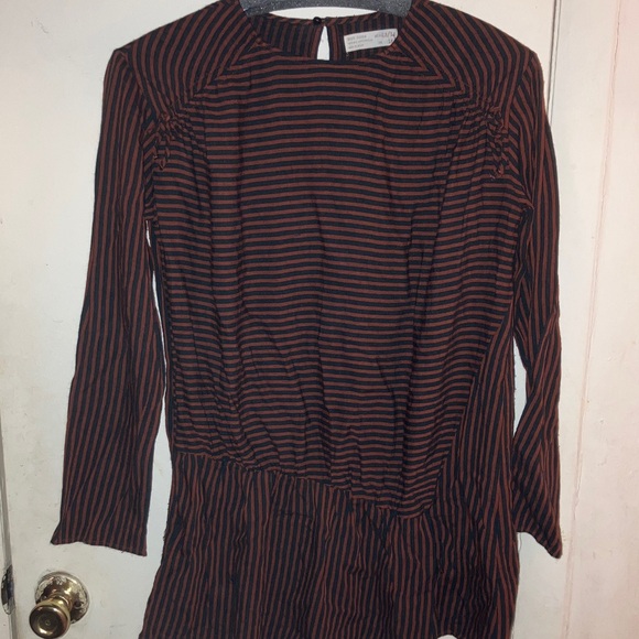 Zara girls stripped tunic top 13/14 made in Spain